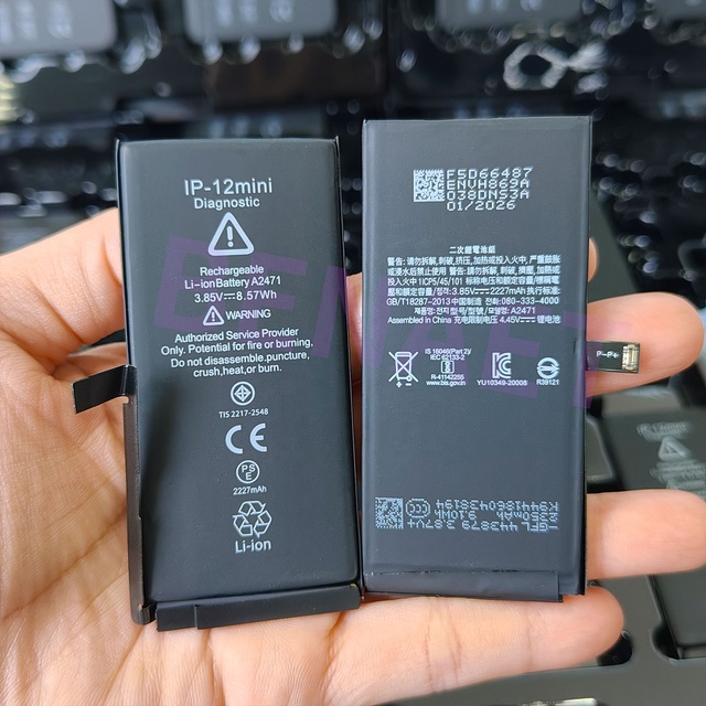 Original Rechargeable Run Diagnostics Battery for iPhone 12mini Li-ion Polymer Battery Cell Phone Batteries Manufacturers