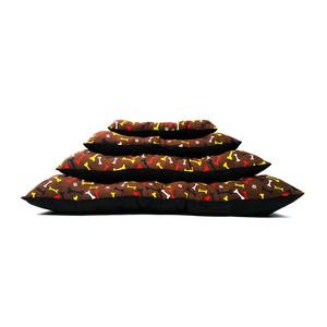 Lit imprimé pour animaux de compagnie, ensemble de 4 pièces, comprend des coussins, une housse et idéal pour le repos et la confort des animaux. - Product Image 1