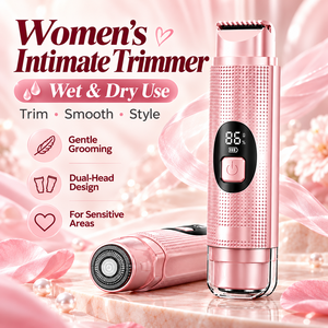 <b>Women</b> Intimate Trimmer Wet and Dry Grooming <b>Razor</b> Dual Head Electric Epilator for Sensitive Areas - Product Image 1