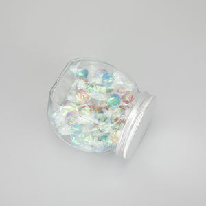 Bouteille de stockage alimentaire en PET transparent de haute qualité de 350 ml avec bouchon à vis pour confiture, gelée, miel, sucre, biscuits, bonbons - Product Image 2