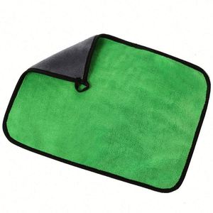 All Purpose Wholesale Quick Dry <b>Wash</b> Microfiber Towel Car Cleaning Cloth Double-Sided Coral Velvet - Product Image 4