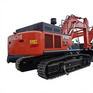 Excavadora de cadenas Hitachi Zaxis 490LCH de 50 toneladas con motor Kawasaki y sistema hidráulico para construcción - Product Image 1