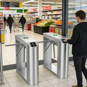 Tornello Commerciale a Battente ad Alta Sicurezza per il Controllo Accessi in Palestre e Club - Product Image 2
