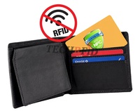 Protecteur de carte de bloqueur d'imprimante PVC Double face de luxe 13.56MHz RFID NFC Signal bloquant l'accessoire de contrôle d'accès de puce de bouclier