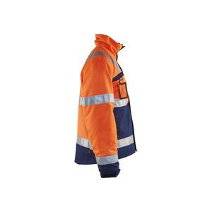 BLAKLADER - 486218115389XXL <b>Hi</b>-<b>Vis</b> winter <b>jacket</b> <b>Orange</b>/Navy blue - EAN 7330509370940 <b>HI</b>-<b>VIS</b> WORKWEAR - Product Image 3