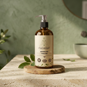 Huile Herbacée Chamakkatt Aranaladi Thailam 5L, Soulagement de la Douleur, Usage Externe, Certifiée ISO, Kerala, Durée de Conservation de 2 Ans - Product Image 2