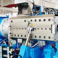 Nouvelle ligne de fabrication de Machine de granulateur d'extrudeuse de mélange maître en plastique PET technique à double vis faisant la pelletisation