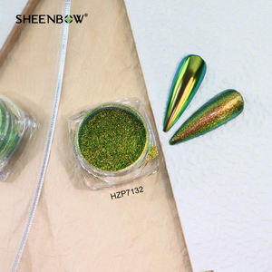 Pigmento Multicromatico Sheenbow Effetto Specchio Pigmento Satinato Duocromatico Polvere per Unghie in Gel - Product Image 1
