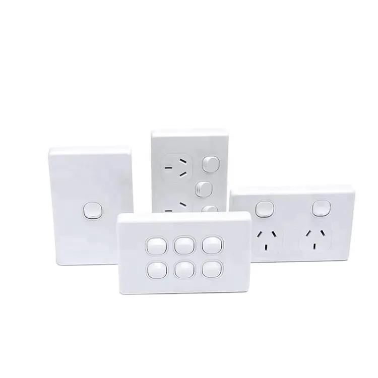 Te U1505-V productos más vendidos interruptor eléctrico Socket 5 pandilla interruptor de pared