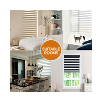 Tissu occultant zébré pour stores enrouleurs, vente en gros à prix abordable pour stores zébrés