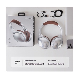 American Retro Style Metal Headphones High Value Maillard Wireless Sports Headset Universal For Mobile Phones - Product Image 3