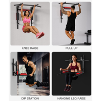 Gran Oferta: Equipo de Fitness para Hogar, de Interior, de Pared, para Entrenamiento de Dominadas, Barra Horizontal y Barras Paralelas de Fábrica