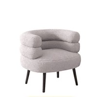 Vente en gros de meubles de maison, fauteuil d'appoint pour salon, fauteuil souple, fauteuil de courtoisie en tissu bleu, chaises de salon à vendre