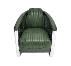 Fauteuil en cuir contemporain avec assise large et accoudoirs confortables pour la lecture à domicile ou au bureau - Product Image 6