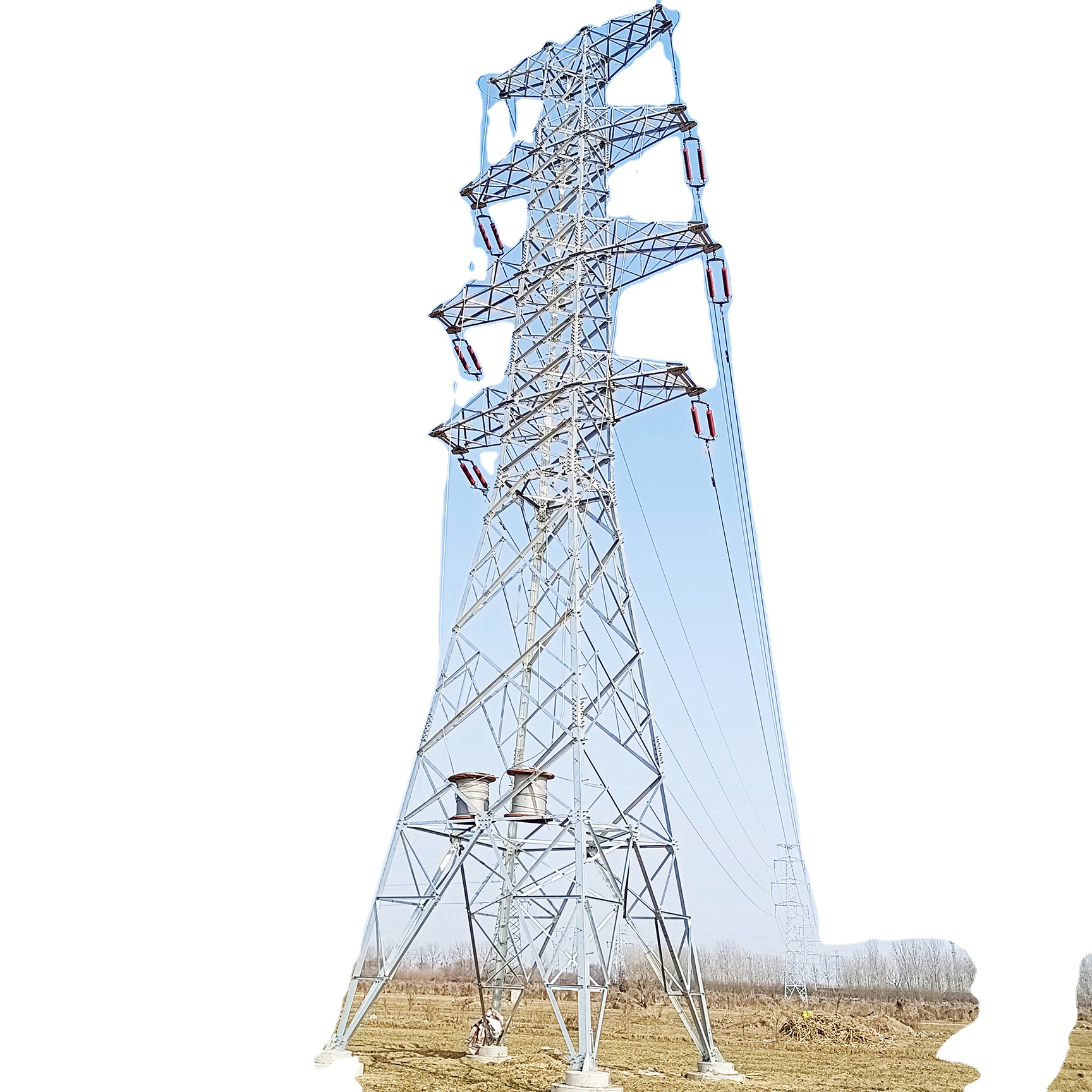 Стальная решетчатая башня из трансмиссионной стали 110KV 220KV 500KV