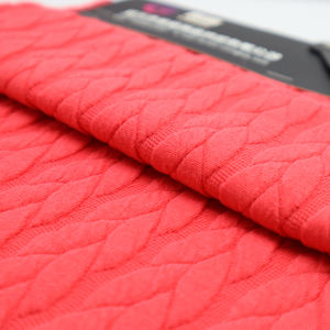 Tissu en poly-rayonne et élasthanne jacquard double de luxe pour robes et vêtements de filles, poids lourd, doux et confortable - Product Image 5