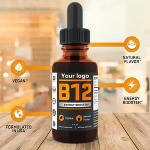 Suplemento de Vitamina <span class=keywords><strong>B12</strong></span> en Gotas Líquidas de Alta Absorción, Marca Privada Personalizada, para Vitalidad y Energía - Product Image 4