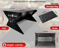 Zhongpin Camping Portable boule en métal étoile de la mort larme modulaire Bigfire grand couvercle Solo sans fumée enduit de poudre foyer