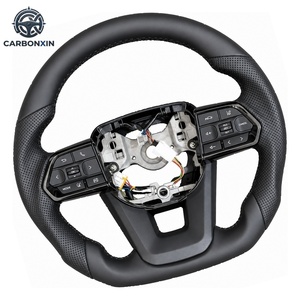 พวงมาลัยหนังสำหรับรถยนต์โตโยต้า rav4 อินโนวา วีทซ์ Mk5 A90 แอ็กซิโอ คราวน์ Lc120 4runner พรีอุส ทุนดรา ทาโคมา แลนด์ครุยเซอร์ - Product Image 1