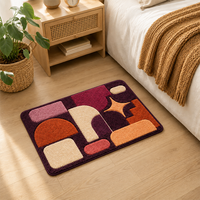 Tapis personnalisé avec logo imprimé, design sur mesure, tapis en polyester fabriqué à la machine, antidérapant, tapis d'intérieur, tapis sur mesure