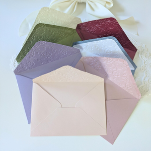 Sobres con Relieve <span class=keywords><strong>de</strong></span> Enredaderas Florales, Juego <span class=keywords><strong>de</strong></span> Papelería con Sobres <span class=keywords><strong>de</strong></span> Tamaño Personalizable para Invitaciones <span class=keywords><strong>de</strong></span> 5x7 Pulgadas, Tarjetas y Escritura <span class=keywords><strong>de</strong></span> Cartas - Product Image 2