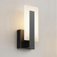 Appliques murales LED modernes - Noir 3000K Blanc chaud Éclairage intérieur