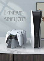 Support de charge pour manette filaire compatible PS5 Aolion personnalisé, en ABS, garantie 1 an, 5 accessoires de jeu