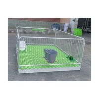 Cages pour animaux d'élevage et de reproduction, taille personnalisable, état neuf, pour agneaux et chèvres jeunes.