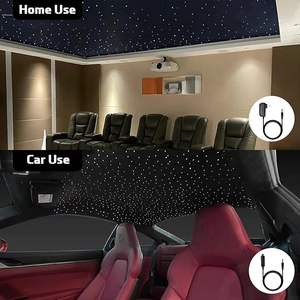 APP kontrol 20W RGB pırıltı Fiber optik araba çatı üst Starlight Headliner kiti ile 1100 adet 0.75mm * 3m Fiber tavan aydınlatma dekor - Product Image 6