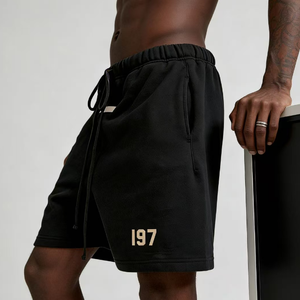 Pantalones Cortos Deportivos <span class=keywords><strong>Fear</strong></span> Shorts para Hombre, Personalización con Logotipo, 100% Algodón, con Cordón Ajustable, 440gsm, Sólidos, Ecológicos, Transpirables, Estilo Urbano - Product Image 2