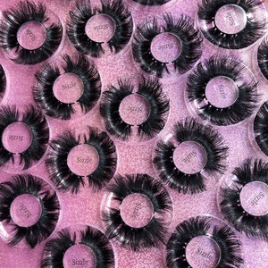 Volume moelleux et classique 3D vison cils vendeur 5D vrai vison pleine bande vison cils en gros - Product Image 2