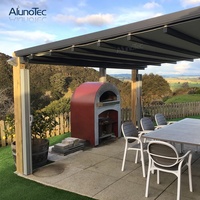 Auvent électrique imperméable, toit rétractable, pergola extérieure avec système de télécommande