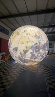 Lune géante Vaisseau spatial Astronautes Modèle Oxford Tissu gonflable Publicité pour événements Expositions Type de ballon Décoration