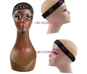Elastic melt Band for hair and in human wig with Printing logo on elastic melt band