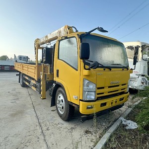 รถเครนติดรถบรรทุกอีซูซุจีน 4-6 ตัน 4x2 รถเครนขนาดเล็ก 5 ตัน สำหรับขาย - Product Image 1
