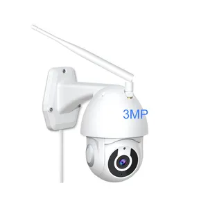 Tuya Smart 3MP WiFi Dome telecamera di sicurezza con visione notturna per la sorveglianza interna outdoor negozio al dettaglio