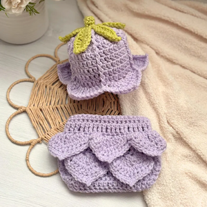 Bandeau bébé fait main à volants en laine tricotée, couleur unie, accessoire pour cheveux d'infant pour fête - Product Image 5