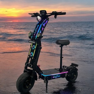 Scooter électrique puissant de bonne qualité 72V G14, pneu de route de 13 pouces, pneu tout-terrain de 14 pouces, double moteur, démarrage NFC, scooter électrique pour adultes - Product Image 1