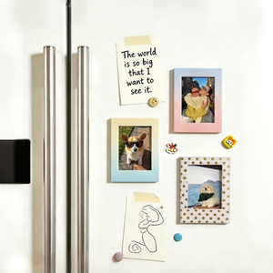 Ensemble de mini cadres photo magnétiques, cadres photo pour réfrigérateur de taille Instax Mini, aimants décoratifs pour cadres photo <span class=keywords><strong>Polaroid</strong></span> - Product Image 5