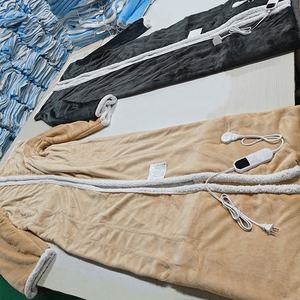Customized Printed <strong>Plus</strong> <strong>Size</strong> Heating Soft Fleece Wearable Oversized Warm Electric Heated TV Blanket with Sleeves and <strong>Hoodie</strong> - Product Image 6