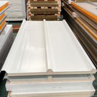 Panneau de toiture en PU industriel de haute qualité, isolation thermique, résistant au feu, respectueux de l'environnement, pour les murs extérieurs des bâtiments en structure acier