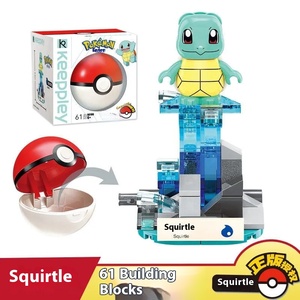 Keeppley Pokemen Building Blocks Treasure Dream Mini <span class=keywords><strong>Pikachu</strong></span> 400 pièces, échelle 1:8, jouet en plastique DIY, cadeau - Product Image 2