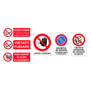 Juego de Señales de Prohibición de Fuego y Seguridad para Uso Industrial - Product Image 3