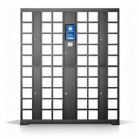 Casier intelligent numérique à écran tactile étanche, assemblé, durable, résistant à la rouille, pour la livraison de colis, résidentiel, commercial, campus