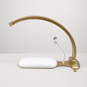 Lámpara <span class=keywords><strong>UV</strong></span> Portátil Inteligente Moderna de 24W/15W con Forma de Media Luna, con Luz <span class=keywords><strong>para</strong></span> Selfies y Soporte <span class=keywords><strong>para</strong></span> Teléfono Celular, <span class=keywords><strong>para</strong></span> Uso en el Hogar y Salón de Belleza - Product Image 2