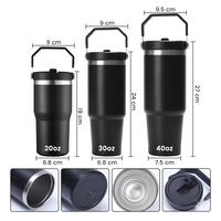 Vaso Térmico Personalizado de Navidad de 30oz, Taza de Café de Acero Inoxidable de Doble Pared, Aislada para Coche, Cerveza o Viajes, con Tapa y Popote Abatible