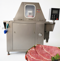 Machine d'injection automatique de saumure industrielle 84/168 aiguilles, équipement d'injection de saumure pour viande (poulet, bœuf, porc et jambon)