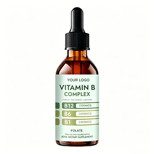 Suplemento Energético de Vitamina del <span class=keywords><strong>Complejo</strong></span> <span class=keywords><strong>B</strong></span>, Gotas de Vitamina <span class=keywords><strong>B</strong></span> Compuesta para Apoyar el Metabolismo Normal de Producción de Energía - Product Image 1