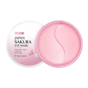 Cosmeticos idratante antirughe Anti invecchiamento dissolvenza occhiaie Sakura idrogel Gel idratante collagene Gel sotto la maschera benda sull'occhio