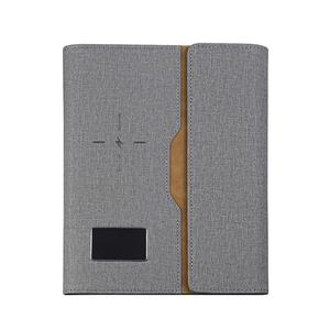 8000mAh ngân hàng điện máy tính xách tay kinh doanh Quà tặng với ánh sáng Led Logo <span class=keywords><strong>A5</strong></span> Kích thước xoắn ốc phong cách in da giấy bìa thông minh Nhật ký - Product Image 3